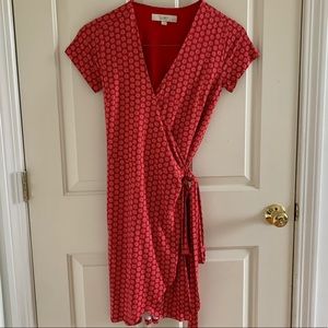 NWOT LOFT WRAP DRESS